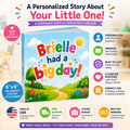 Personalized “Had A Big Day!” Board Book for Kids